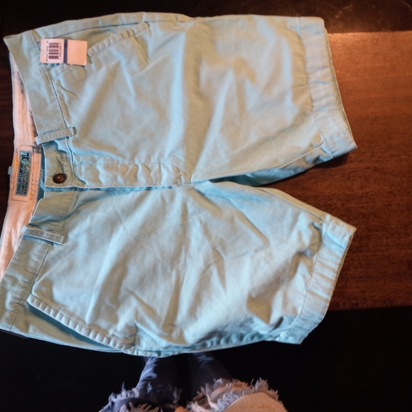 SUPER DRY SHORTS LIGHT BLUE  SIZE XL - Picture 2 of 3